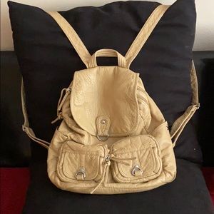 Tan leather bag